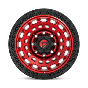 Fuel Offroad D632 ZEPHYR Candy Red Black Bead Ring 17x9 +1 8x170mm 125.1mm - WheelWiz