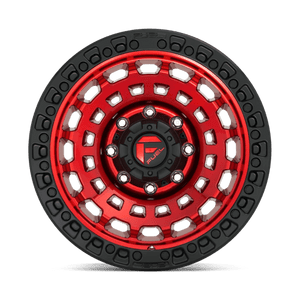 Fuel Offroad D632 ZEPHYR Candy Red Black Bead Ring 18x9 +1 5x150mm 110.1mm - Wheelwiz