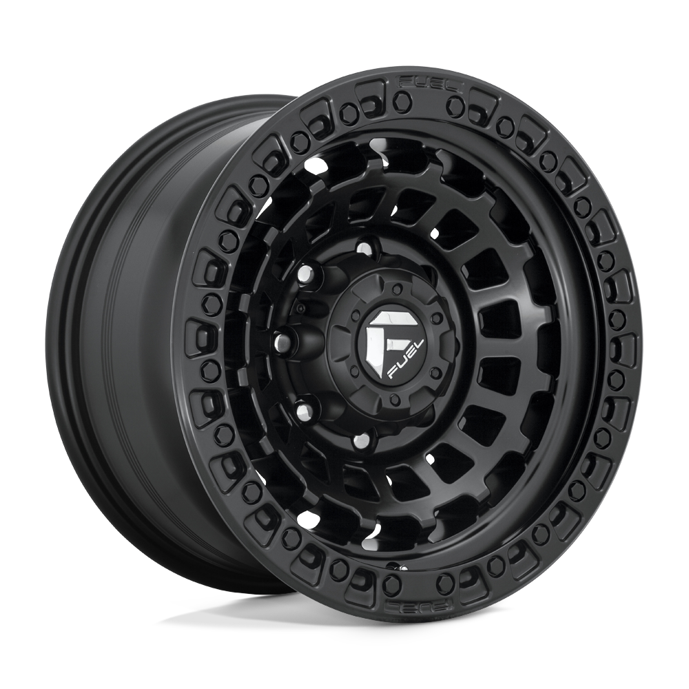Fuel Offroad D633 ZEPHYR Matte Black 17x9 -12 8x180mm 124.2mm - WheelWiz