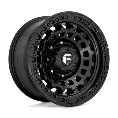 Fuel Offroad D633 ZEPHYR Matte Black 17x9 +1 8x180mm 124.2mm - Wheelwiz