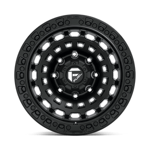 Fuel Offroad D633 ZEPHYR Matte Black 17x9 +1 8x180mm 124.2mm - Wheelwiz