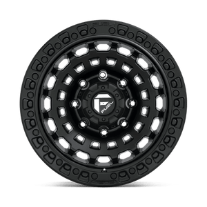 Fuel Offroad D633 ZEPHYR Matte Black 17x9 +1 8x180mm 124.2mm - WheelWiz