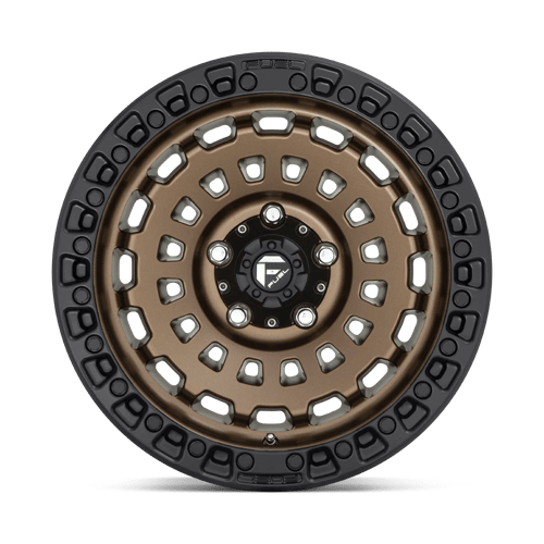 Fuel Offroad D634 ZEPHYR Matte Bronze Black Bead Ring 17x9 -12 5x127mm 71.5mm - Wheelwiz