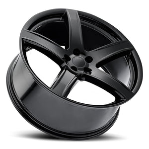 Factory Reproductions FR 77 Gloss Black 22x10 +25.4 5x139.7mm 77.8mm