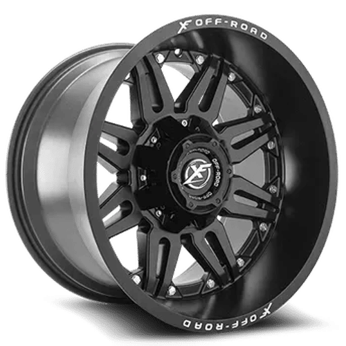 XF Off-Road XF-204 Matte Black 17x9 +12 8x165.1|8x170mm 125.2mm - Wheelwiz