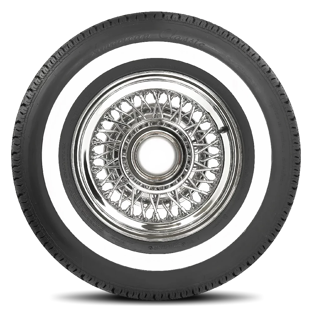 Coker American Classic Radial (1.3 INCH Whitewall) 215/75R15 - Wheelwiz