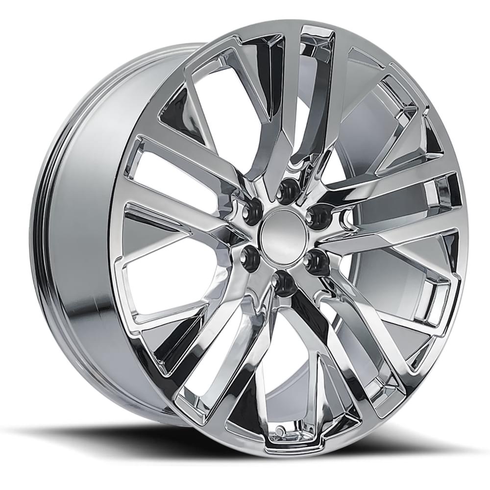 Factory Reproductions FR 96 Chrome 22x9 +28 6x139.7mm 78.1mm