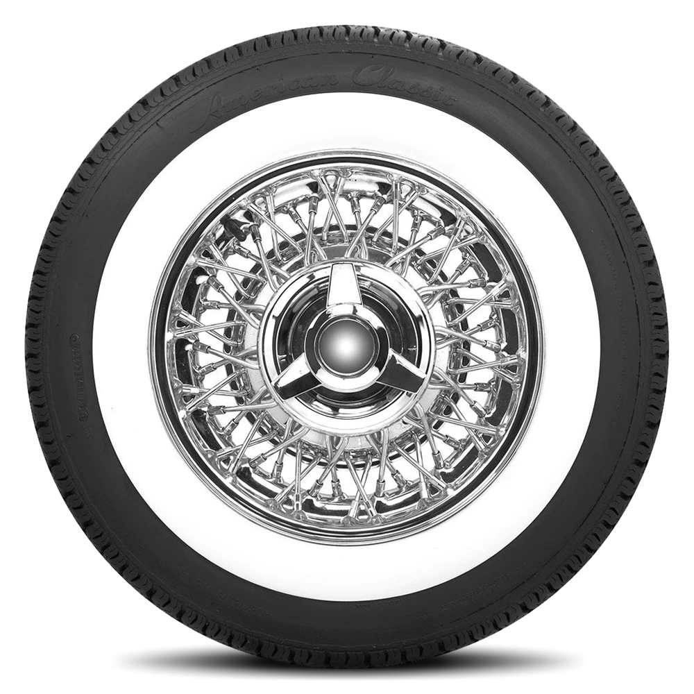 Coker American Classic Radial (2 5/8 INCH Whitewall) 215/75R15 - Wheelwiz