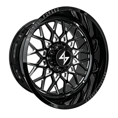 Sentali Forged SF-5 Gloss Black Milled 26x16 -99 6x135mm 87.1mm