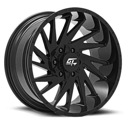 GT Off-Road Tomahawk Gloss Black Gloss Black 22x10 -18 5x127|5x139.7mm 78.1mm
