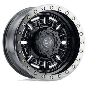 Black Rhino ABRAMS Gloss Gun Black Mach Dark Tint 20x9.5 -18 8x165.1mm 122.4mm - Wheelwiz