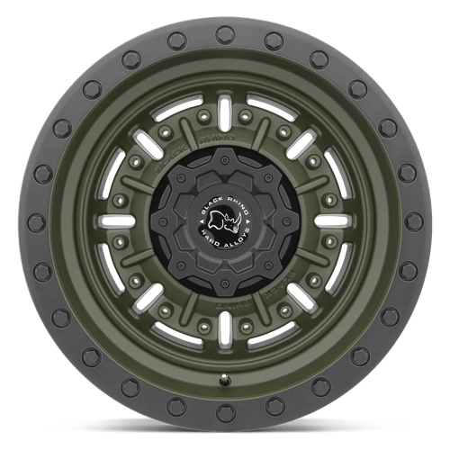 Black Rhino ABRAMS Olive Drab Green 20x9.5 +12 6x139.7mm 112.1mm - Wheelwiz