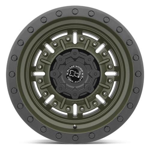 Black Rhino ABRAMS Olive Drab Green 20x9.5 +12 6x139.7mm 112.1mm - Wheelwiz