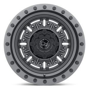 Black Rhino ABRAMS Textured Matte Gunmetal 18x9.5 -18 8x170mm 125.1mm - Wheelwiz
