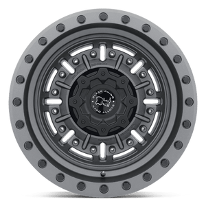 Black Rhino ABRAMS Textured Matte Gunmetal 17x8.5 -18 6x135mm 87.1mm - Wheelwiz