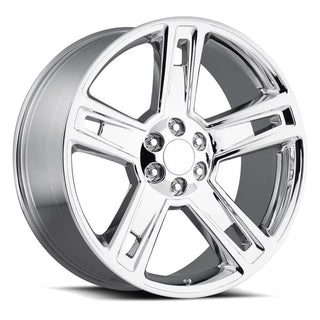 Factory Reproductions FR 34 Chrome 22x9 +24 6x139.7mm 78.1mm
