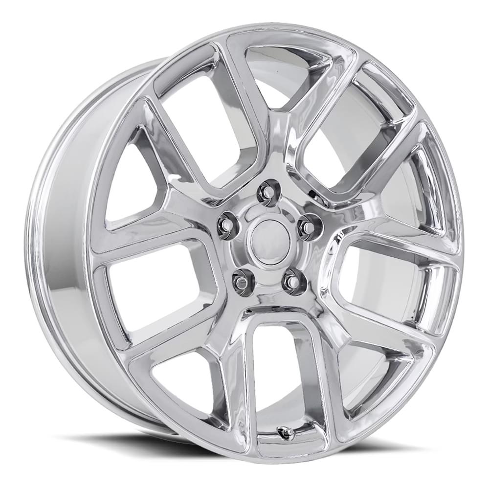Factory Reproductions FR 76 Chrome 24x10 +15 5x139.7mm 77.8mm