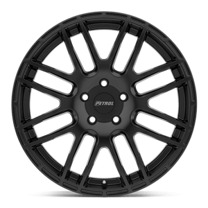 Petrol P6A Matte Black 17x7.5 +40 5x114.3mm 76.1mm - Wheelwiz