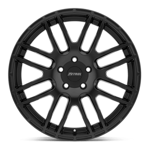 Petrol P6A Matte Black 17x7.5 +35 5x120mm 76.1mm - Wheelwiz
