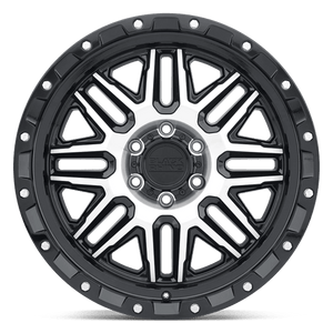 Black Rhino ALAMO Gloss Black W/ Mach Face 20x9 -18 8x180mm 125.1mm - Wheelwiz