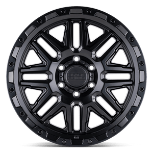 Black Rhino ALAMO Matte Black W/ Black Bolts 18x9 +12 5x150mm 110.1mm - WheelWiz