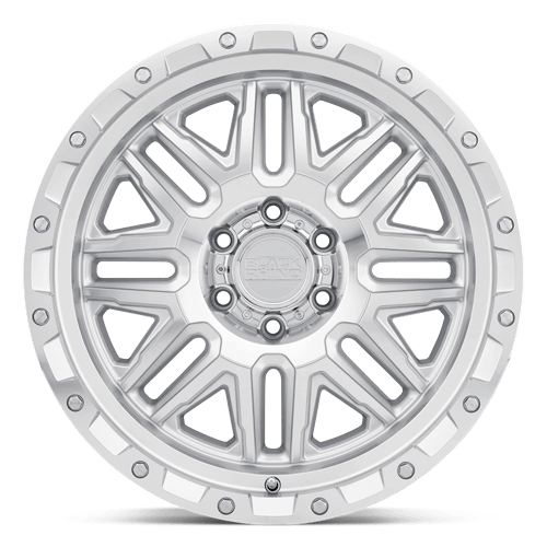 Black Rhino ALAMO Silver W/ Mirror Face & Stainless Bolts 18x9 +12 6x139.7mm 112.1mm - WheelWiz