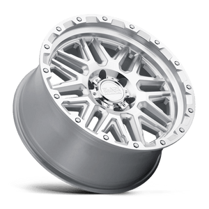 Black Rhino ALAMO Silver W/ Mirror Face & Stainless Bolts 18x9 +12 6x139.7mm 112.1mm - WheelWiz