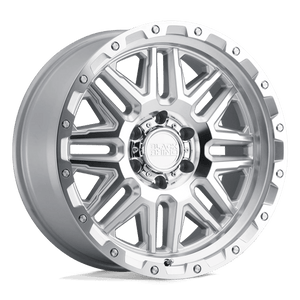 Black Rhino ALAMO Silver W/ Mirror Face & Stainless Bolts 18x9 +12 6x139.7mm 112.1mm - WheelWiz