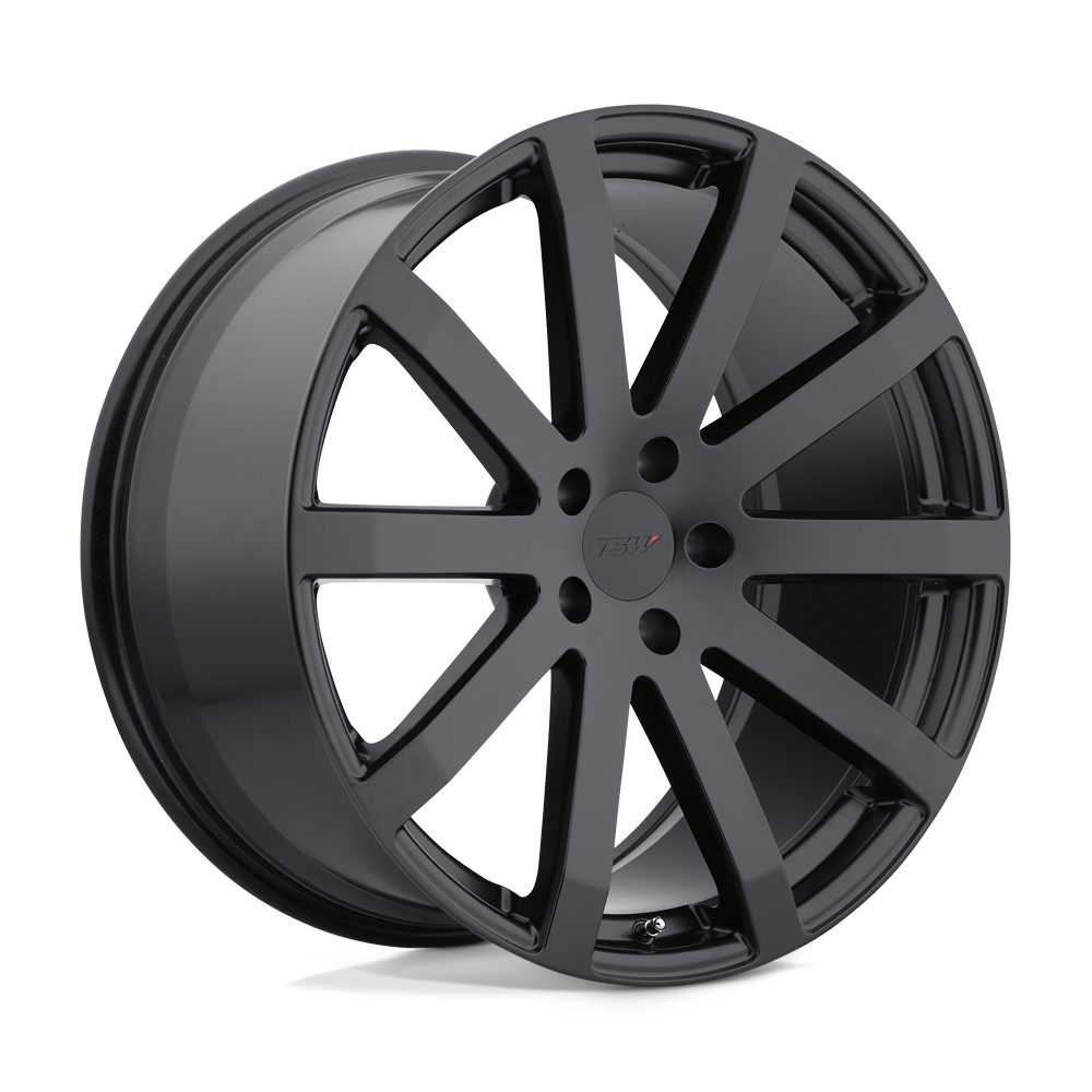 TSW BROOKLANDS Matte Black 20x8.5 +20 5x114.3mm 76.1mm - WheelWiz