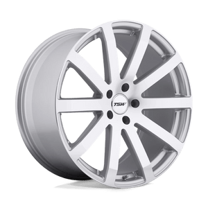 TSW BROOKLANDS Silver W/ Mirror-cut Face 18x9.5 +53 5x112mm 72.1mm - WheelWiz