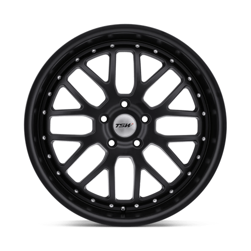 TSW VALENCIA Matte Black 18x9.5 +20 5x120mm 76.1mm - Wheelwiz