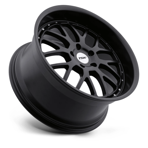 TSW VALENCIA Matte Black 20x8.5 +20 5x120mm 76.1mm - Wheelwiz