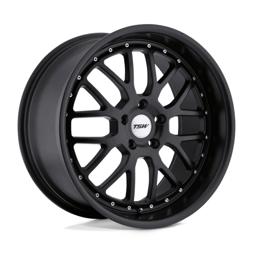 TSW VALENCIA Matte Black 20x8.5 +35 5x112mm 72.1mm - WheelWiz