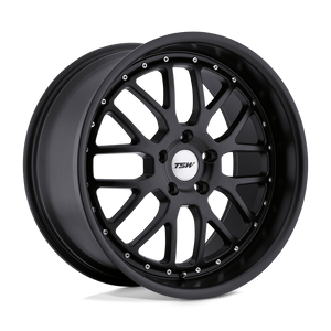 TSW VALENCIA Matte Black 18x8 +20 5x114.3mm 76.1mm - WheelWiz