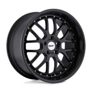 TSW VALENCIA Matte Black 18x8 +32 5x120mm 76.1mm - Wheelwiz