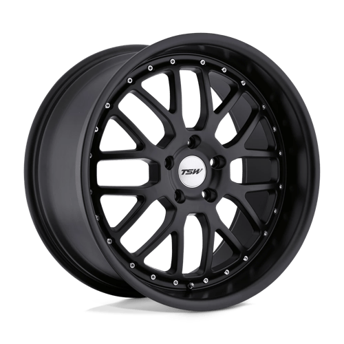 TSW VALENCIA Matte Black 19x9.5 +20 5x114.3mm 76.1mm - Wheelwiz