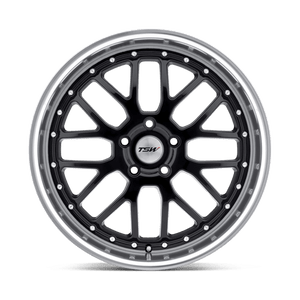 TSW VALENCIA Gloss Black W/ Mirror Cut Lip 19x8 +32 5x100mm 72.1mm - WheelWiz