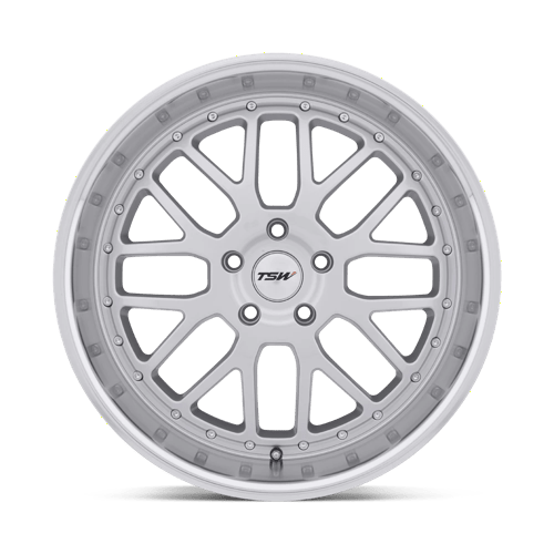 TSW VALENCIA Silver W/ Mirror Cut Lip 20x10 +54 5x112mm 72.1mm - Wheelwiz