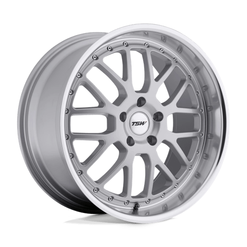 TSW VALENCIA Silver W/ Mirror Cut Lip 20x10 +40 5x114.3mm 76.1mm - WheelWiz