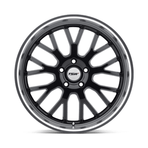 TSW TREMBLANT Gloss Black W/ Mirror Cut Lip 17x8 +20 5x120mm 76.1mm - Wheelwiz