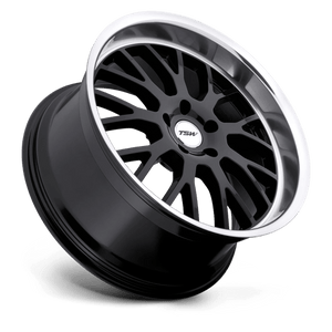 TSW TREMBLANT Gloss Black W/ Mirror Cut Lip 20x10 +25 5x120mm 76.1mm - Wheelwiz