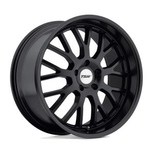 TSW TREMBLANT Matte Black 17x8 +45 5x112mm 72.1mm - Wheelwiz