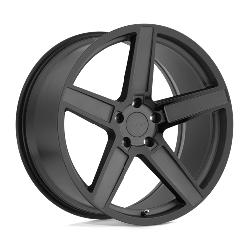 TSW ASCENT Matte Gunmetal W/ G-black Face 17x8 +40 5x114.3mm 76.1mm - Wheelwiz