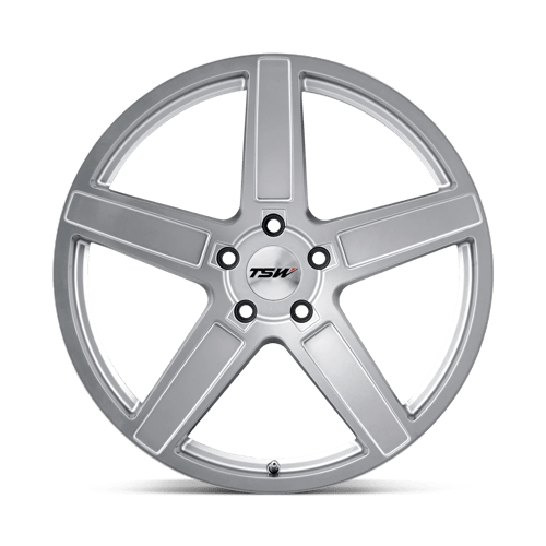 TSW ASCENT Matte Titanium Silver 17x8 +35 5x100mm 72.1mm - WheelWiz