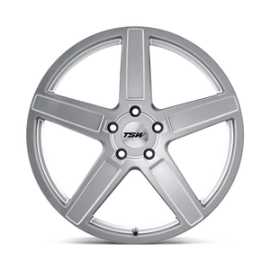 TSW ASCENT Matte Titanium Silver 18x8.5 +43 5x112mm 72.1mm - Wheelwiz