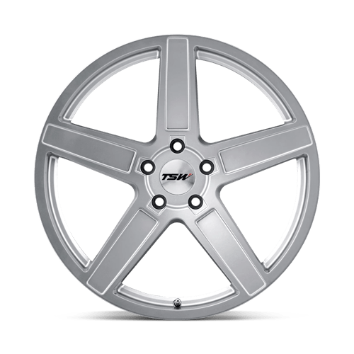TSW ASCENT Matte Titanium Silver 17x8 +35 5x120mm 76.1mm - Wheelwiz