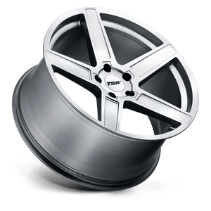 TSW ASCENT Matte Titanium Silver 19x8.5 +40 5x114.3mm 76.1mm - WheelWiz