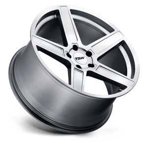 TSW ASCENT Matte Titanium Silver 18x8.5 +43 5x112mm 72.1mm - Wheelwiz