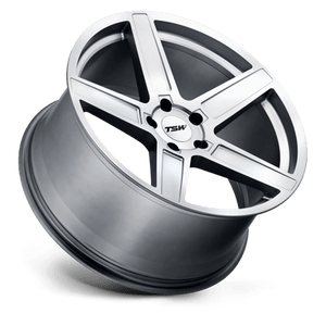 TSW ASCENT Matte Titanium Silver 18x9.5 +20 5x120mm 76.1mm - Wheelwiz
