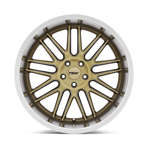 TSW AVALON Bronze W/ Bronze Face &amp; Mach 20x10 +25 5x114.3mm 76.1mm - Wheelwiz